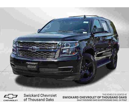 2017UsedChevroletUsedTahoeUsed2WD 4dr is a Black 2017 Chevrolet Tahoe Car for Sale in Thousand Oaks CA