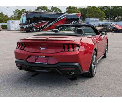 2024 Ford Mustang EcoBoost is a Red 2024 Ford Mustang EcoBoost Car for Sale in Sarasota FL