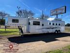 2023 Elite 4 Horse 15'8" Living Quarter with Slide Out 4 horses