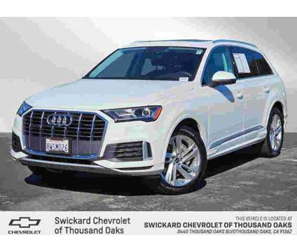 2021UsedAudiUsedQ7Used45 TFSI quattro is a White 2021 Audi Q7 Car for Sale in Thousand Oaks CA