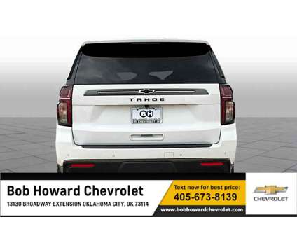 2021UsedChevroletUsedTahoeUsed4WD 4dr is a White 2021 Chevrolet Tahoe Car for Sale in Oklahoma City OK