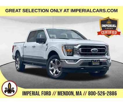 2021UsedFordUsedF-150 is a Grey, White 2021 Ford F-150 XLT Truck in Mendon MA