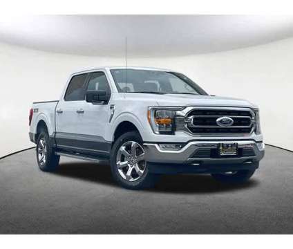 2021UsedFordUsedF-150 is a Grey, White 2021 Ford F-150 XLT Car for Sale in Mendon MA