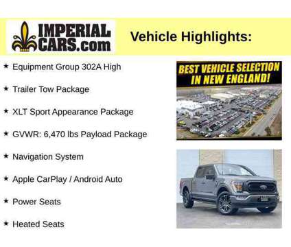 2022UsedFordUsedF-150Used4WD SuperCrew 5.5 Box is a Grey 2022 Ford F-150 XLT Car for Sale in Mendon MA