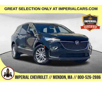 2022UsedBuickUsedEnclaveUsedAWD 4dr is a Black 2022 Buick Enclave Essence SUV in Mendon MA