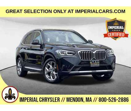 2023UsedBMWUsedX3UsedSports Activity Vehicle is a Black 2023 BMW X3 xDrive30i Car for Sale in Mendon MA