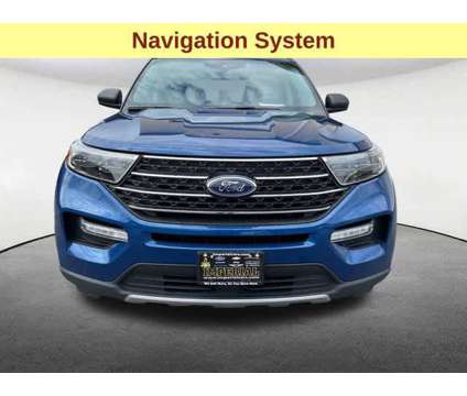 2021UsedFordUsedExplorerUsed4WD is a Blue 2021 Ford Explorer Car for Sale in Mendon MA