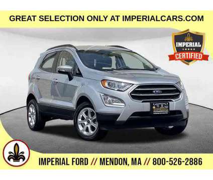 2020UsedFordUsedEcoSportUsed4WD is a Silver 2020 Ford EcoSport SE Car for Sale in Mendon MA