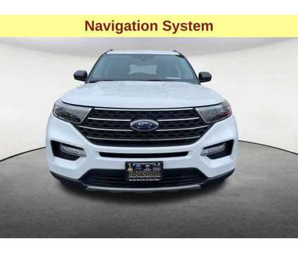 2021UsedFordUsedExplorerUsed4WD is a White 2021 Ford Explorer XLT Car for Sale in Mendon MA