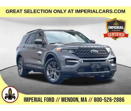 2021UsedFordUsedExplorerUsed4WD is a Grey 2021 Ford Explorer XLT Car for Sale in Mendon MA
