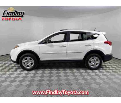 2014UsedToyotaUsedRAV4UsedFWD 4dr is a White 2014 Toyota RAV4 LE SUV in Henderson NV