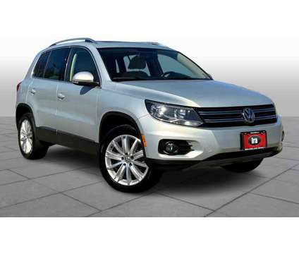 2015UsedVolkswagenUsedTiguanUsed4MOTION 4dr Auto is a Gold, White 2015 Volkswagen Tiguan Car for Sale in Saco ME