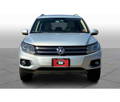 2015UsedVolkswagenUsedTiguanUsed4MOTION 4dr Auto is a Gold, White 2015 Volkswagen Tiguan Car for Sale in Saco ME