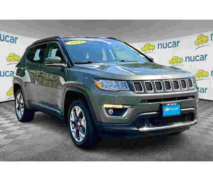 2021UsedJeepUsedCompassUsed4x4 is a Green 2021 Jeep Compass Car for Sale in North Attleboro MA