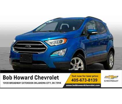 2020UsedFordUsedEcoSportUsed4WD is a Blue 2020 Ford EcoSport Car for Sale in Oklahoma City OK