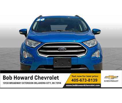 2020UsedFordUsedEcoSportUsed4WD is a Blue 2020 Ford EcoSport Car for Sale in Oklahoma City OK