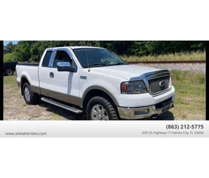 2005 Ford F150 Super Cab for sale is a White 2005 Ford F-150 Car for Sale in Haines City FL