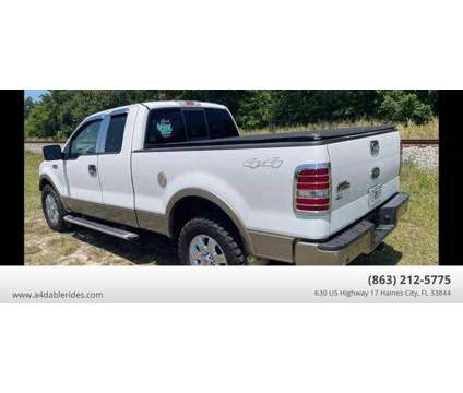 2005 Ford F150 Super Cab for sale is a White 2005 Ford F-150 Car for Sale in Haines City FL