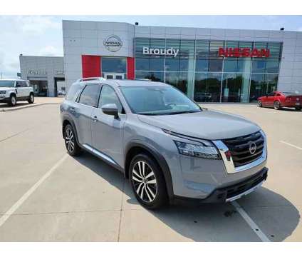 2023 Nissan Pathfinder Platinum FWD is a Grey 2023 Nissan Pathfinder Platinum SUV in Ardmore OK