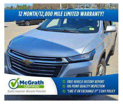2022 Chevrolet Traverse AWD LT Cloth is a Silver 2022 Chevrolet Traverse SUV in Dubuque IA