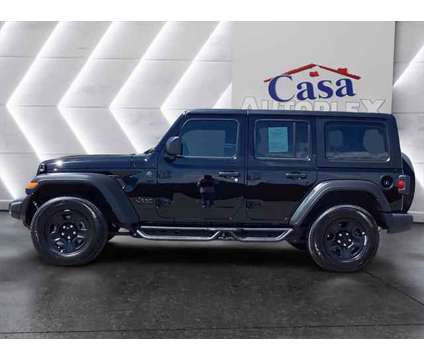 2022 Jeep Wrangler Unlimited Sport 4x4 is a Black 2022 Jeep Wrangler Unlimited Sport SUV in Las Cruces NM