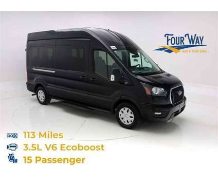 Used 2024 FORD T350 TRANSIT HIGH ROOF For Sale is a Black 2024 Van in New Holland PA