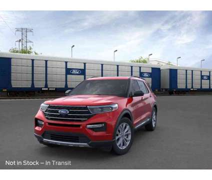 2024 Ford Explorer XLT is a Red 2024 Ford Explorer XLT SUV in Lowell IN