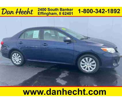 2013 Toyota Corolla LE is a Blue 2013 Toyota Corolla LE Sedan in Effingham IL