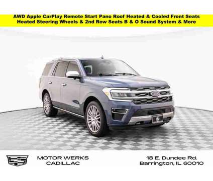 2023 Ford Expedition Platinum 4WD is a Blue 2023 Ford Expedition Platinum SUV in Barrington IL