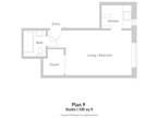 891 Post St. - Studio - Plan 9