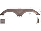 Fender Skirt, Tandem, Keystone, FS2547, Mauve Grey - P318-12547