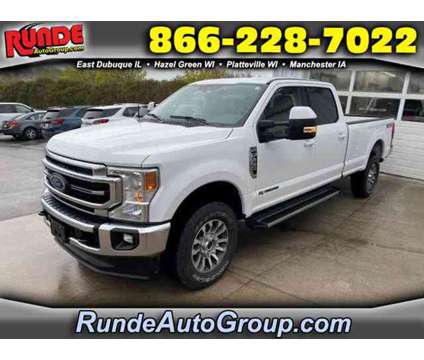 2022 Ford F-250 Super Duty LARIAT is a White 2022 Ford F-250 Super Duty Car for Sale in East Dubuque IL