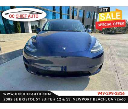2021 Tesla Model Y for sale is a Blue 2021 Car for Sale in Newport Beach CA