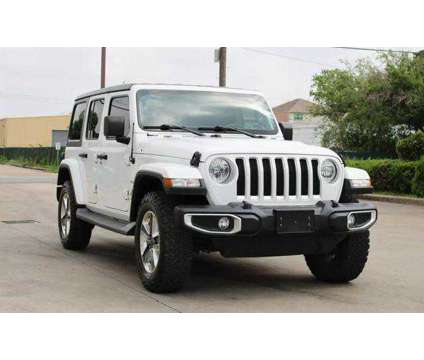 2019 Jeep Wrangler Unlimited for sale is a White 2019 Jeep Wrangler Unlimited Car for Sale in Houston TX