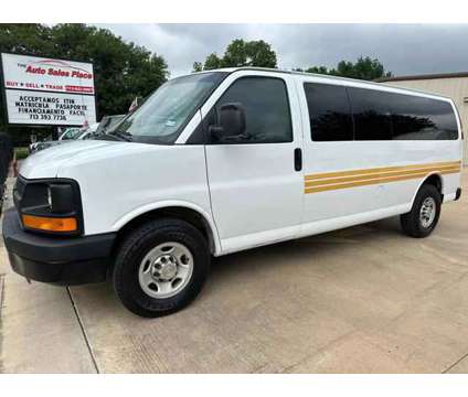 2014 Chevrolet Express 3500 Passenger for sale is a White 2014 Chevrolet Express 3500 Car for Sale in Houston TX