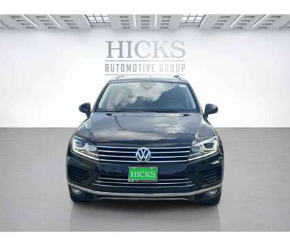 2016UsedVolkswagenUsedTouaregUsed4dr V6 is a Black, Brown, Tan 2016 Volkswagen Touareg Car for Sale in Corpus Christi TX