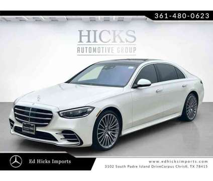 2022UsedMercedes-BenzUsedS-ClassUsed4MATIC Sedan is a White 2022 Mercedes-Benz S Class Car for Sale in Corpus Christi TX
