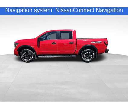 2021UsedNissanUsedTitanUsed4x4 Crew Cab is a Red 2021 Nissan Titan Car for Sale in Decatur AL