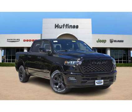 2025NewRamNew1500New4x4 Crew Cab 5 7 Box is a Black 2025 RAM 1500 Model Big Horn Truck in Lewisville TX