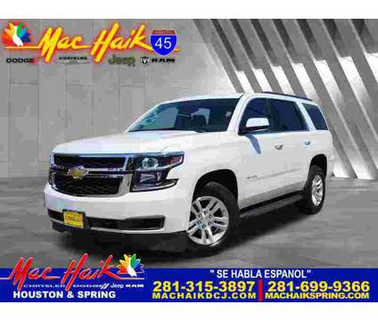 2020UsedChevroletUsedTahoeUsed2WD 4dr is a White 2020 Chevrolet Tahoe Car for Sale in Houston TX