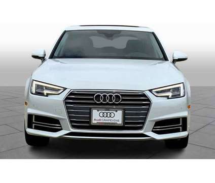 2017UsedAudiUsedA4Used2.0 TFSI Auto FWD is a White 2017 Audi A4 Car for Sale in Grapevine TX