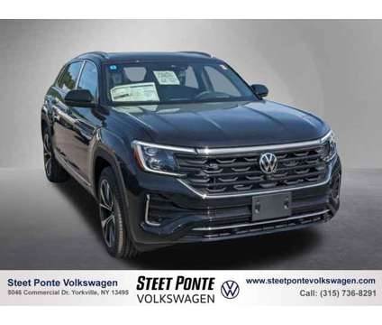 2024 Volkswagen Atlas Cross Sport 2.0T SEL Premium R-Line is a Black 2024 Volkswagen Atlas Car for Sale in Utica, NY NY