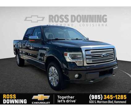 2013 Ford F-150 4X4 is a Black 2013 Ford F-150 Car for Sale in Hammond LA