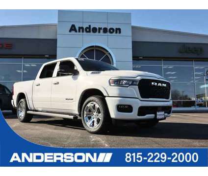 2025 Ram 1500 Big Horn is a White 2025 RAM 1500 Model Big Horn Car for Sale in Rockford IL