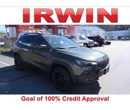 2019 Jeep Cherokee Trailhawk Elite is a Green 2019 Jeep Cherokee Trailhawk Car for Sale in Laconia NH