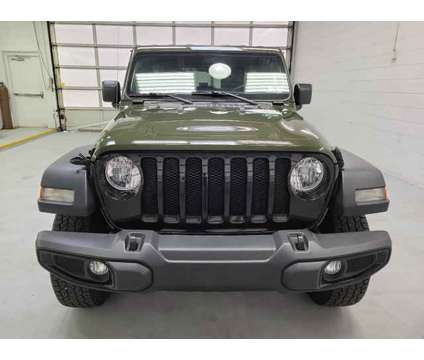 2021 Jeep Wrangler Unlimited Willys Sport is a Green 2021 Jeep Wrangler Unlimited Car for Sale in Wilkes Barre PA