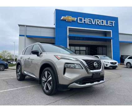 2021 Nissan Rogue Platinum is a Black, Silver 2021 Nissan Rogue Car for Sale in Olathe KS