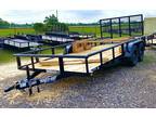 2024 Top Hat Medium Pipe Utility 16X83 Medium Pipe Utility Trailer