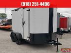 2024 Cargo Craft Cargo Craft EV-7122 7X12 MATTE white TANDEM AXLE