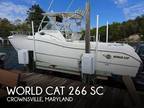 2000 World Cat 266 SC Boat for Sale